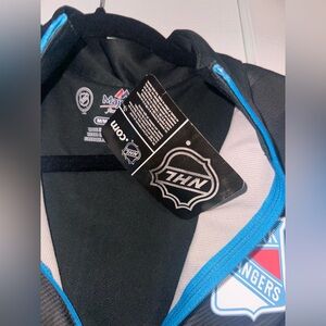 NHL New York Rangers Black and Blue Jacket